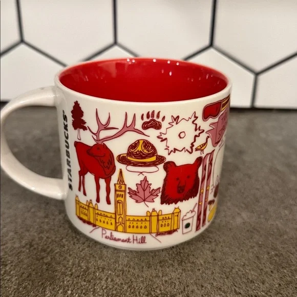 Canada Themed Red and White Mug been there series - Picture 5 of 5